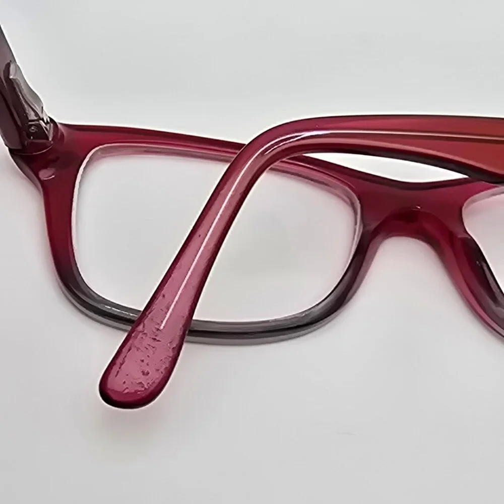 Ray-Ban RB1531 3648 Polished Fuxia on Grey Kids Eyeglasses Frame w/ Flexhinge